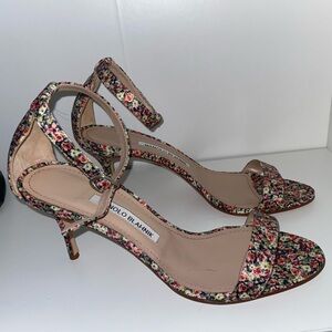 Manolo Blahnik floral Heeled Sandals